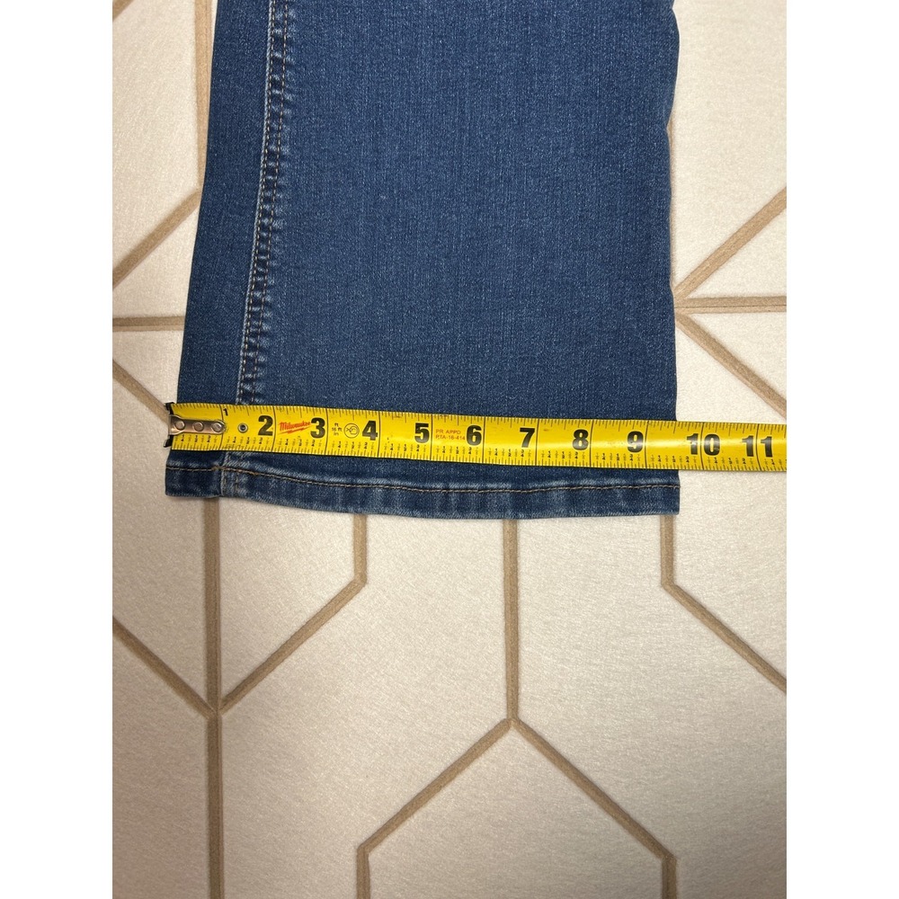 Aeropostale Women Low Rise Flare Jeans Blue Denim Stretch Casual Pants Size 4REG - Picture 9 of 16